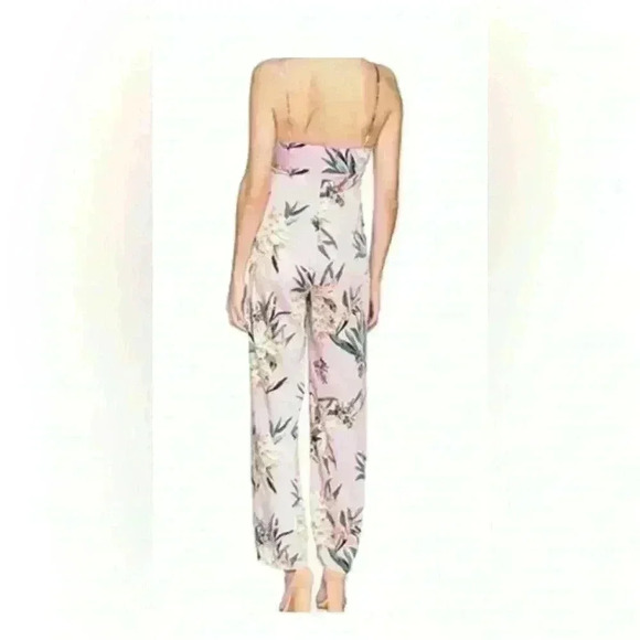 Guess Leigh Floral lavender slit jumpsuit - Picture 2 of 3